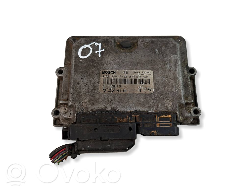 Engine control unit/module   46784814,0281010332