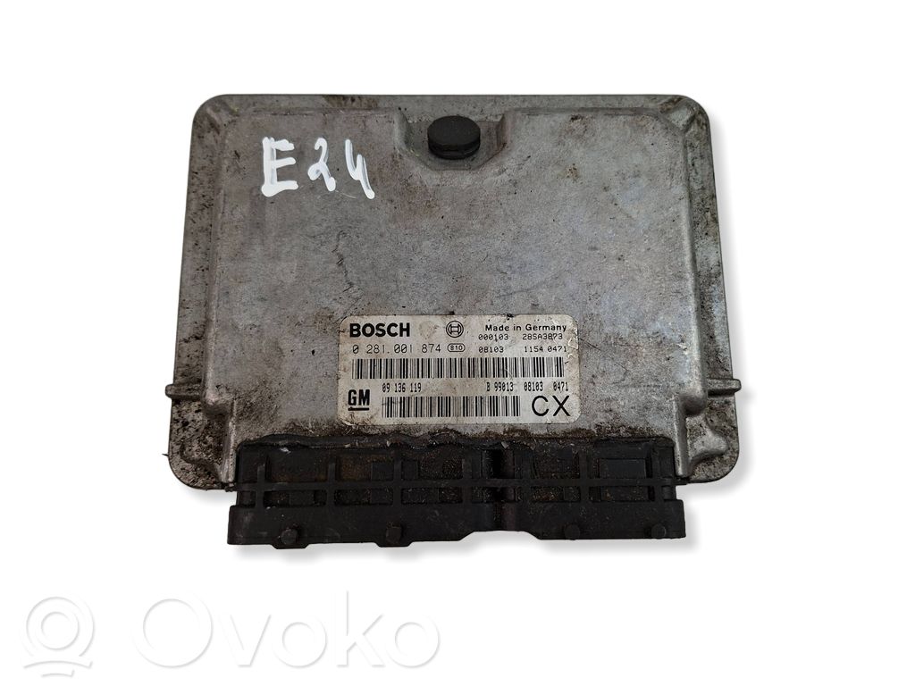 Opel Astra G Engine control unit/module 