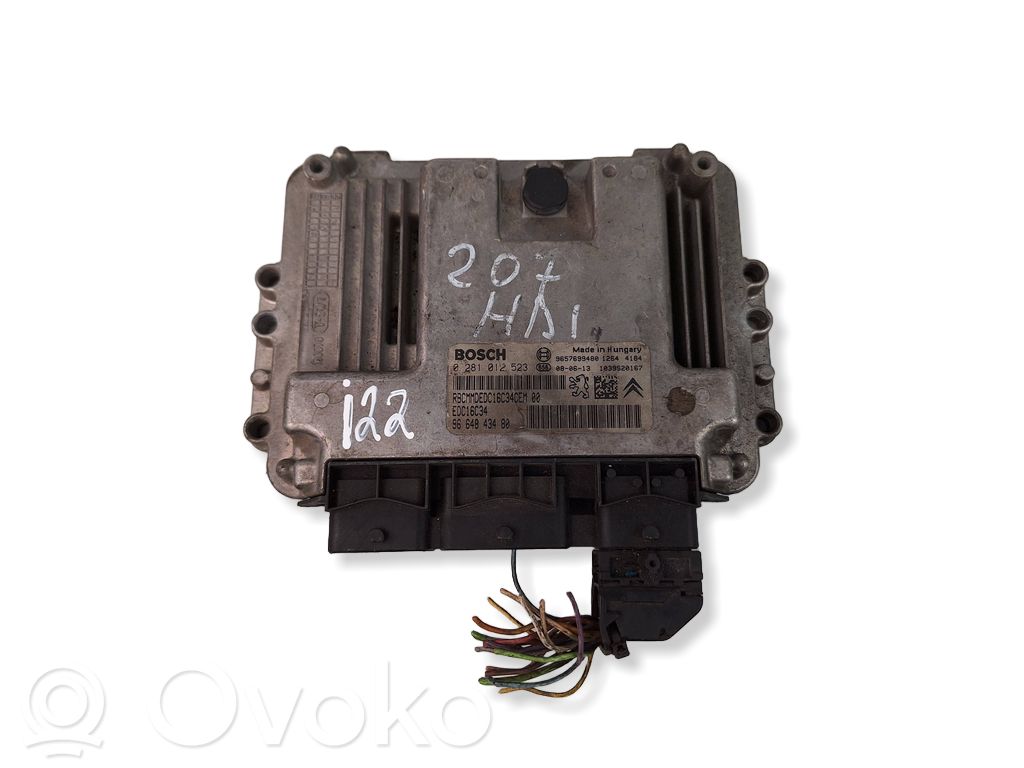 Peugeot 207 Engine control unit/module 