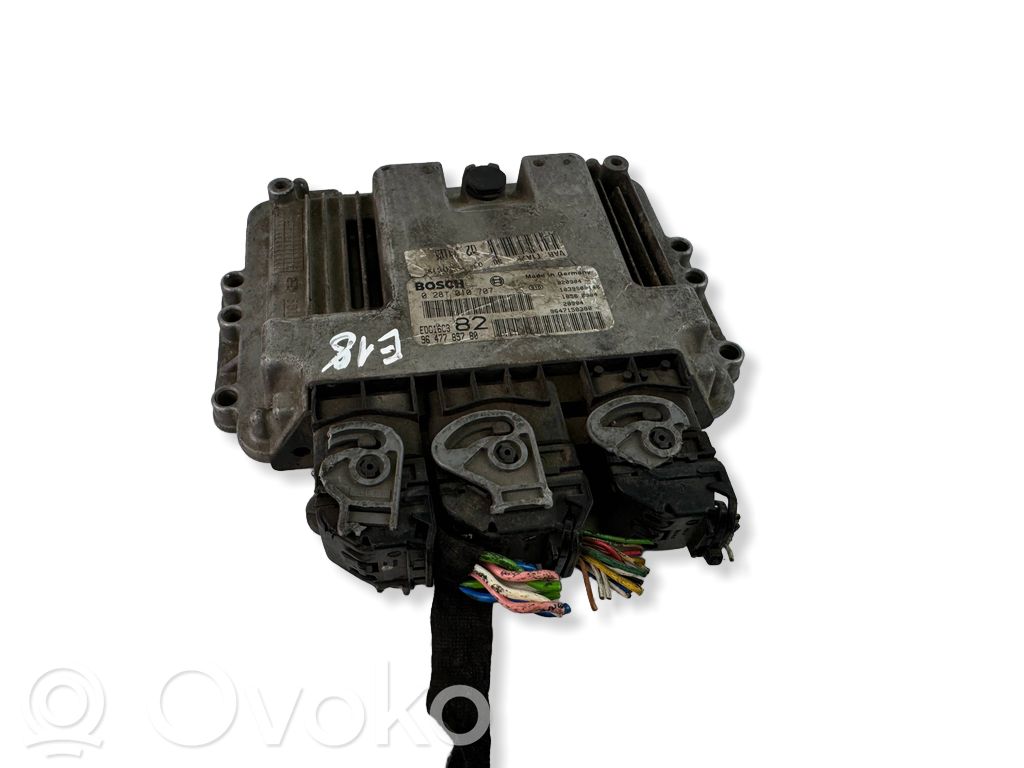 Engine control unit/module   9647785780,0281010707,9647158380