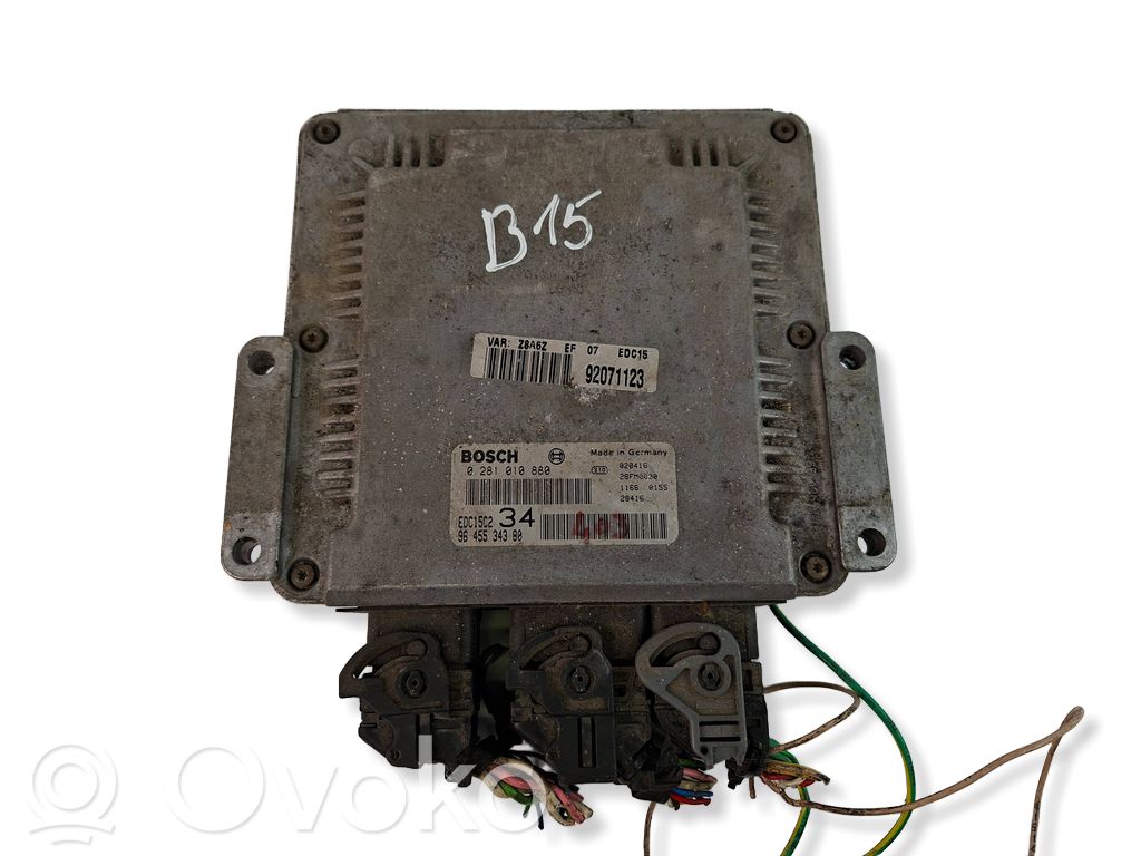 Peugeot 607 Engine control unit/module 
