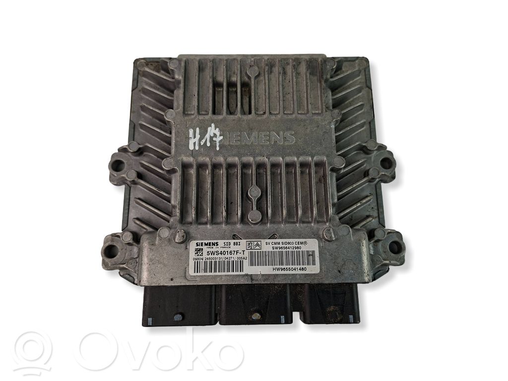 Peugeot 407 Engine control unit/module 