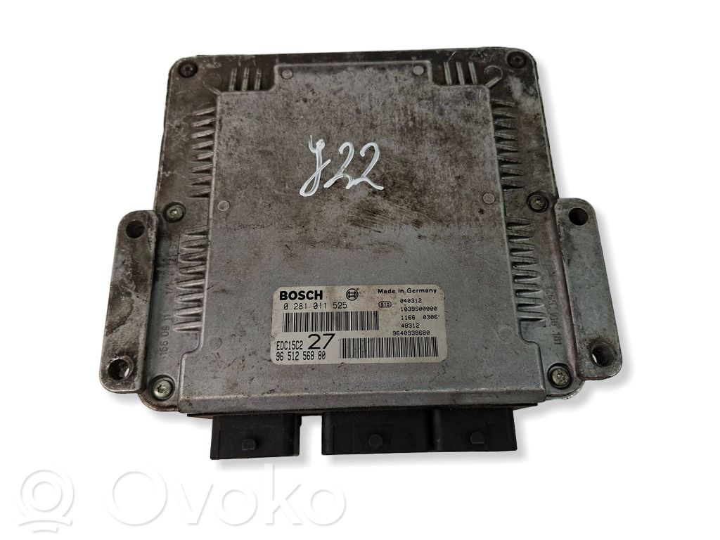 Peugeot 206 Engine control unit/module 
