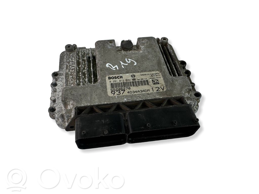 Engine control unit/module   55206270,0281012882,4D34A3ADM
