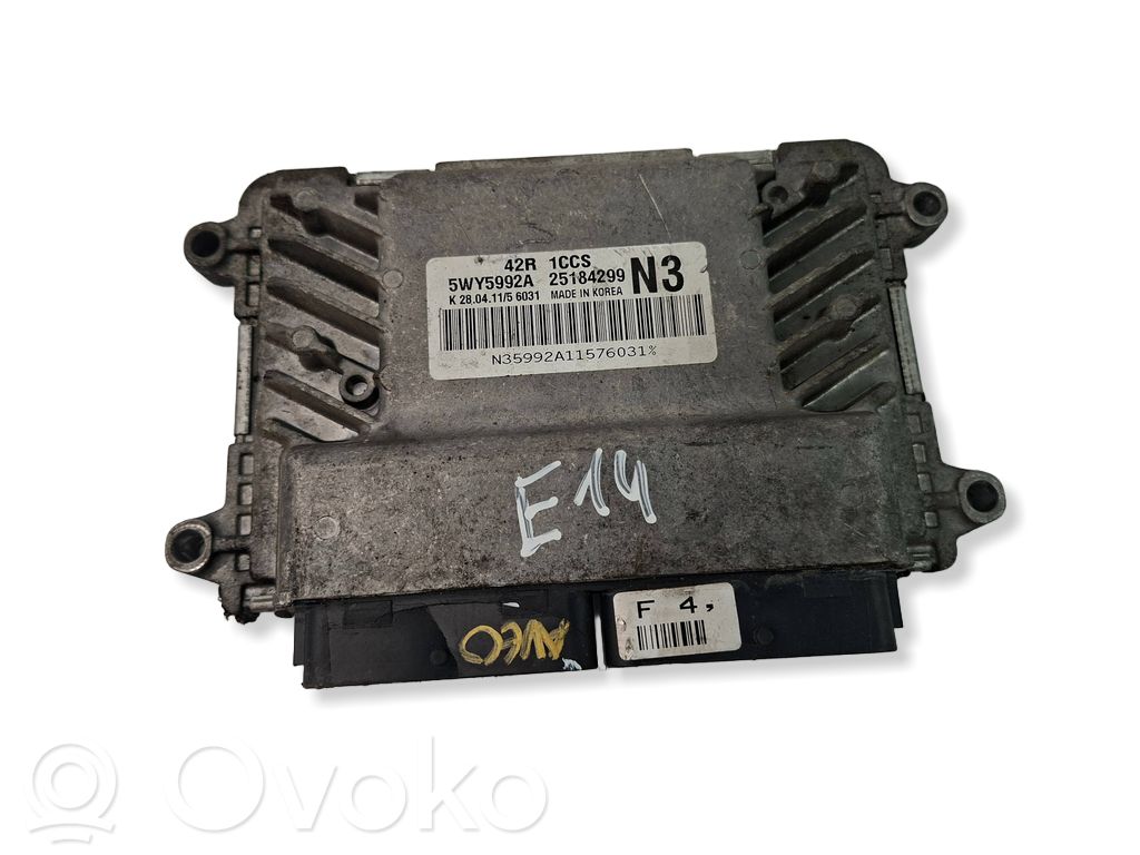 Chevrolet Aveo Engine control unit/module 