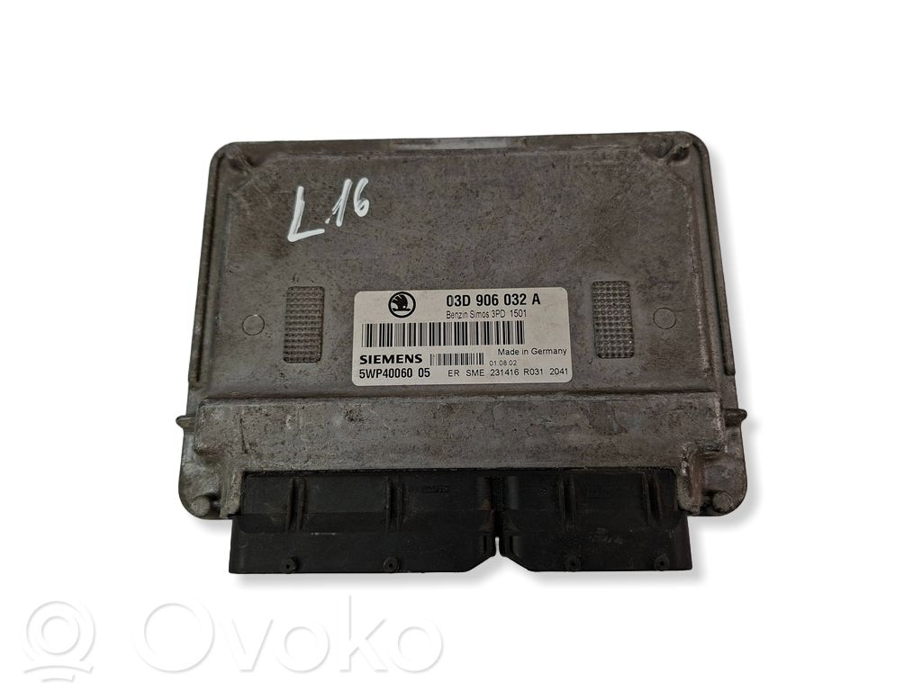 Skoda Fabia Mk1 (6Y) Engine control unit/module 