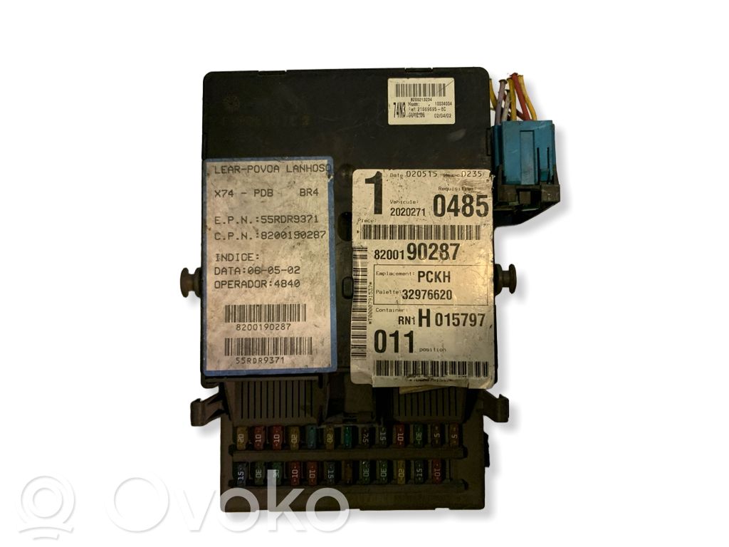 Módulo de fusible   8200190287,55RDR9371