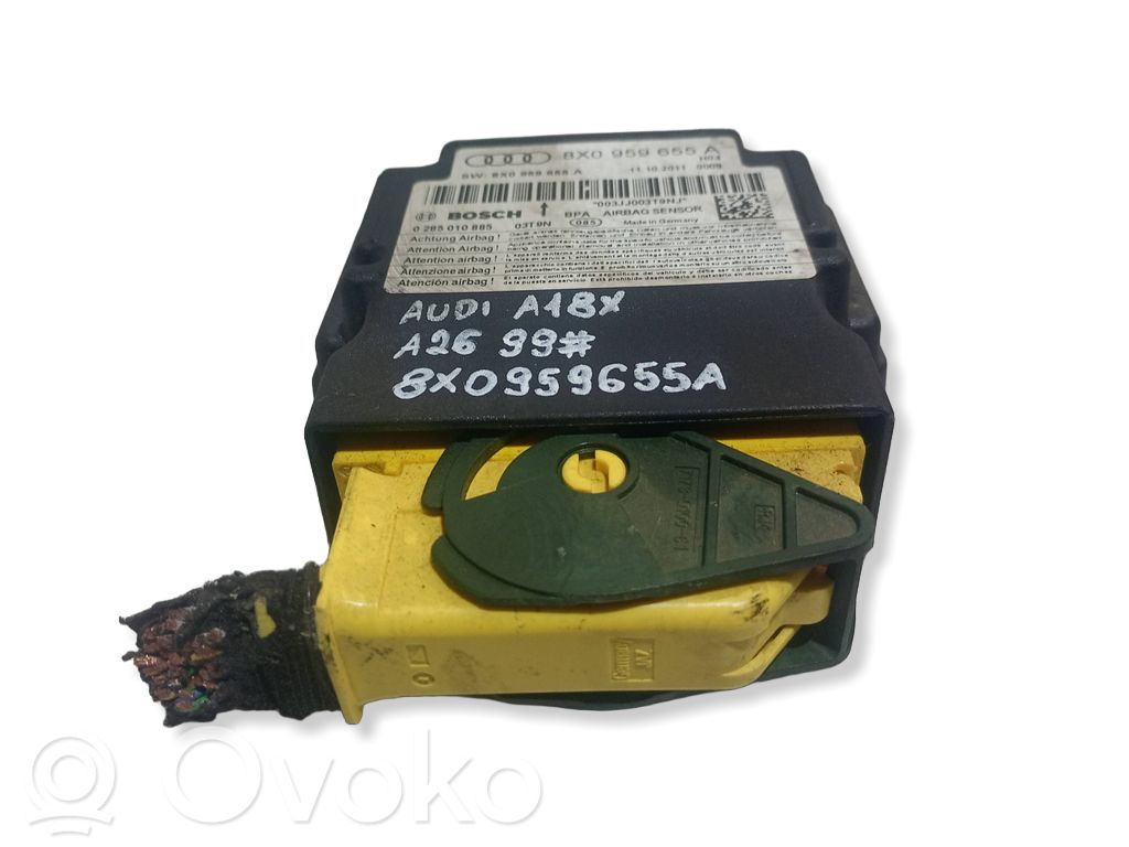 Airbag control unit/module   8X0959655A,0285010885