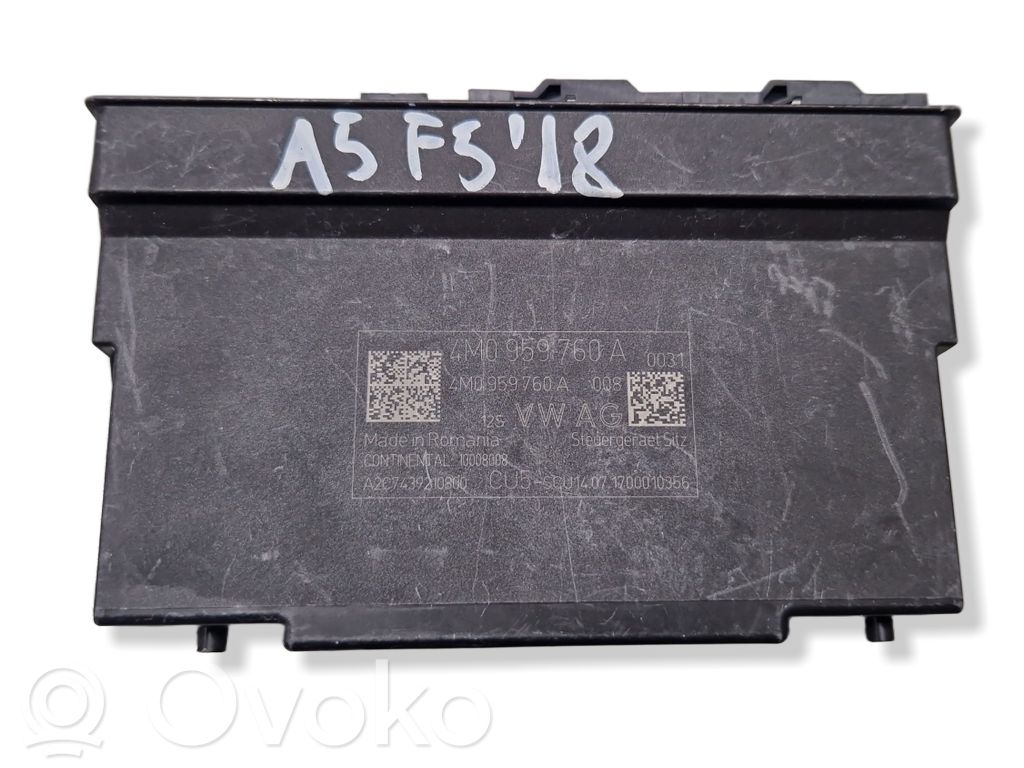 Audi A5 Module de commande de siège 