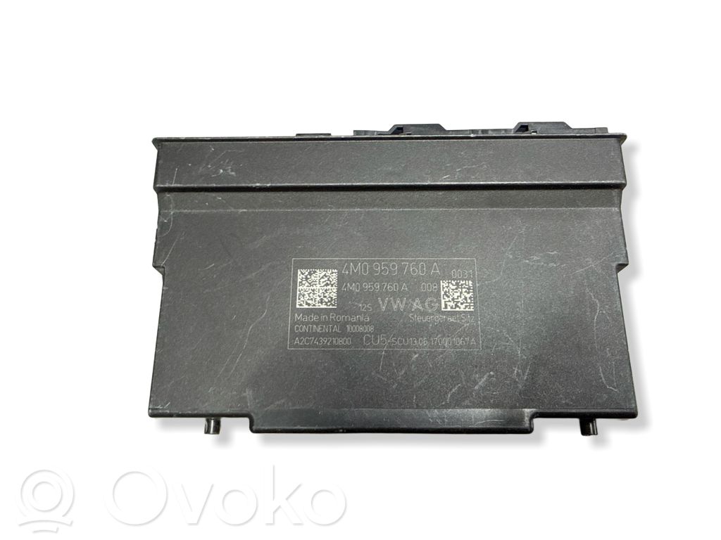 Audi S5 F5 Module de commande de siège 