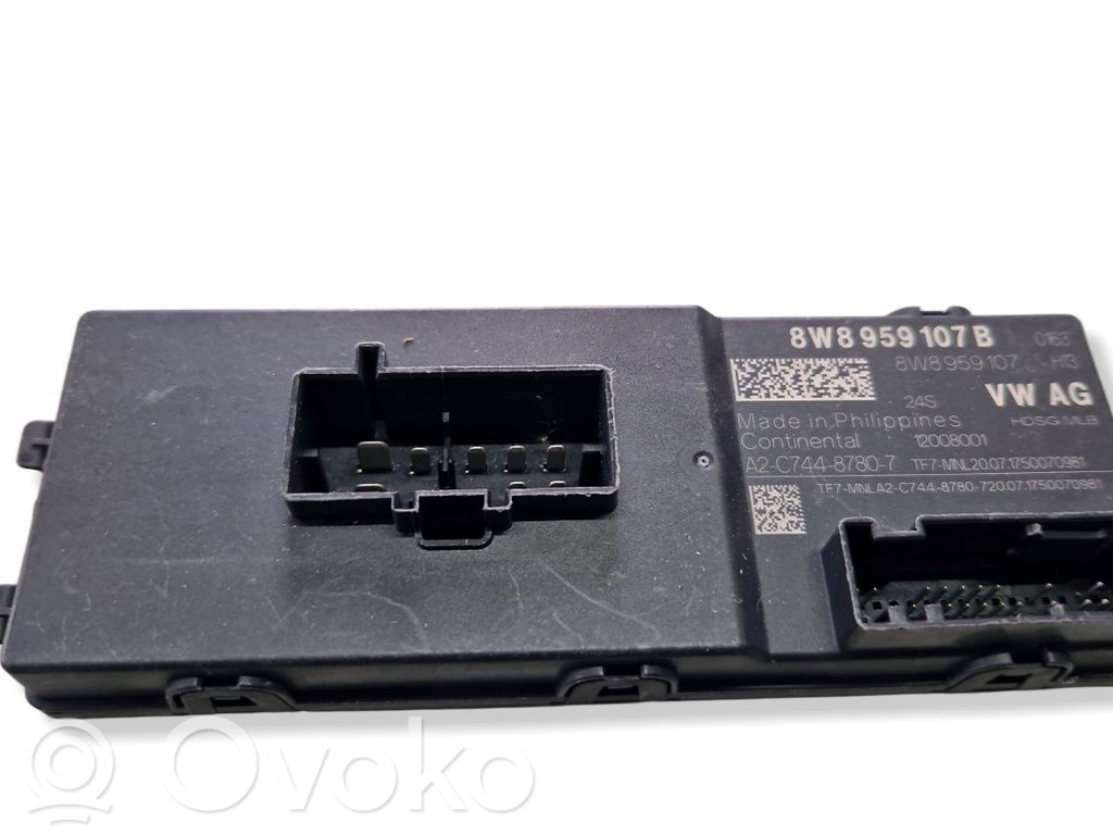 Audi A4 S4 B9 8W Unitate/modul comandă hayon/portbagaj 