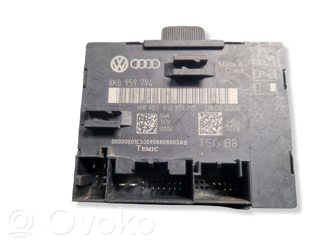 Audi A4 S4 B8 8K Unitate/modul comandă uși 