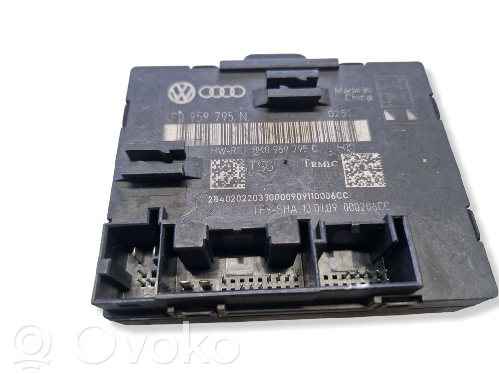 Unité de commande module de porte   8K0959795C,4F0959795N