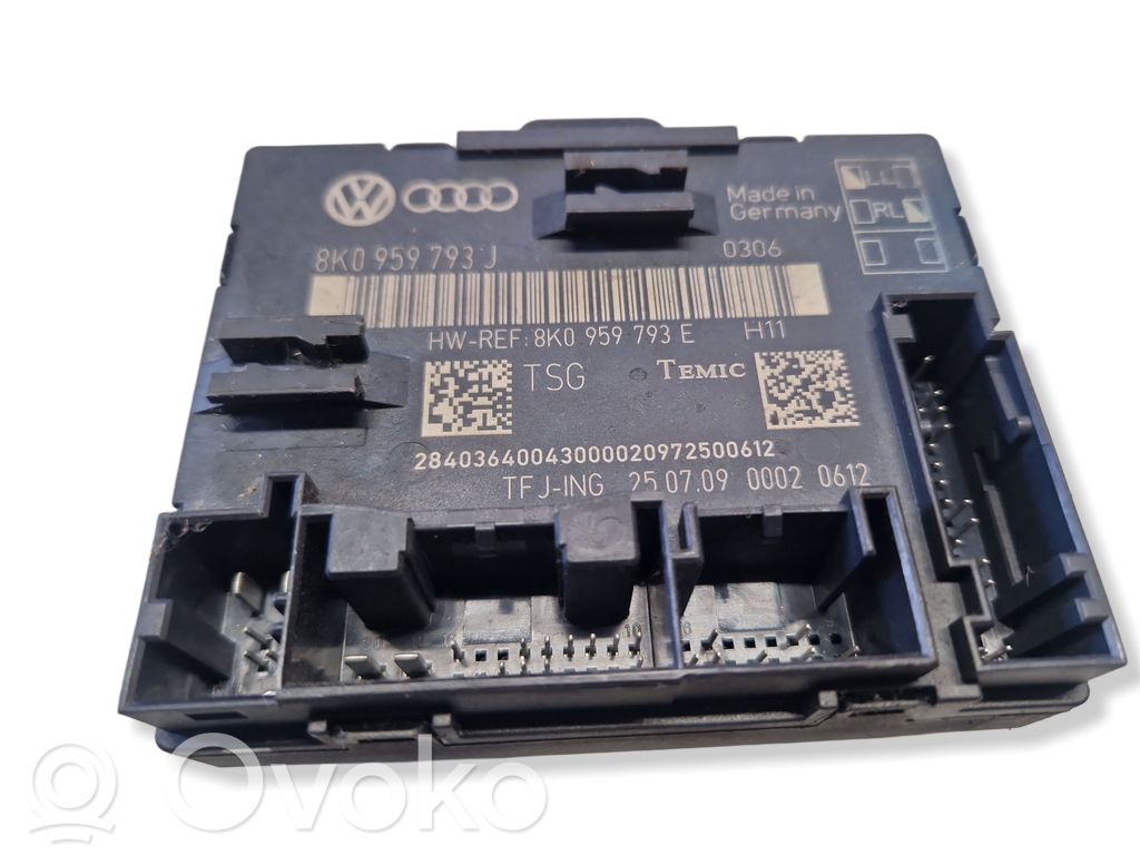 Unité de commande module de porte   8K0959793E