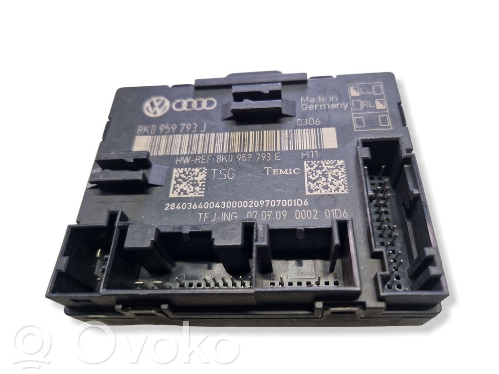 Audi A4 S4 B8 8K Unitate/modul comandă uși 