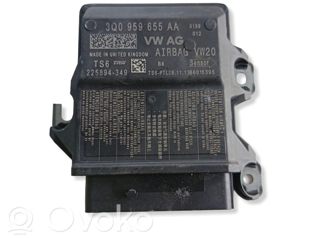 Volkswagen PASSAT B8 Sterownik / Moduł Airbag 