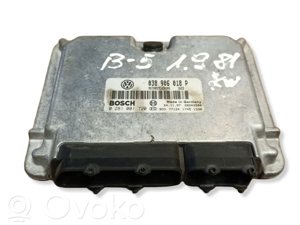 Engine control unit/module   038906018P,0281001720