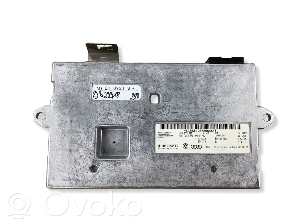 MMI control unit   4E0035729,4L0910732F