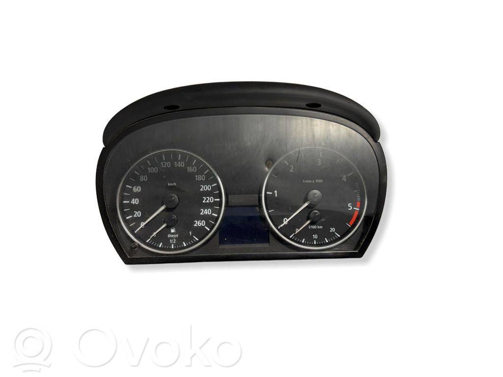 BMW 3 E90 E91 Speedometer (instrument cluster) 