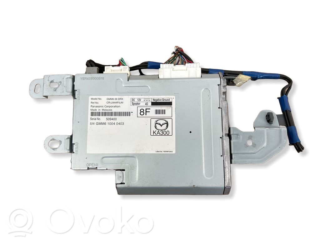 Mazda 6 GPS navigation control unit/module 