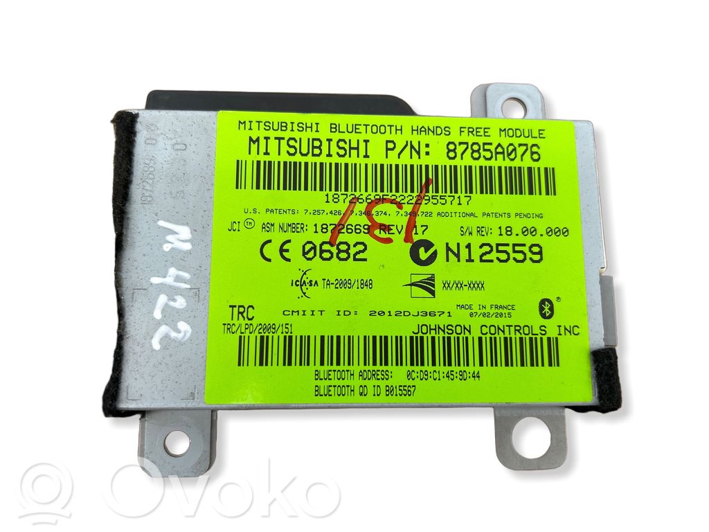 Mitsubishi Outlander Bluetooth control unit module 