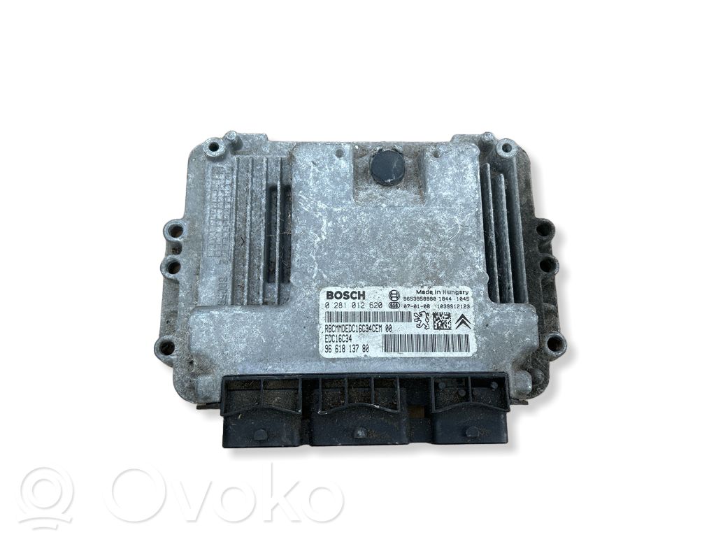 Engine control unit/module   0281012620,61813780,9653958980