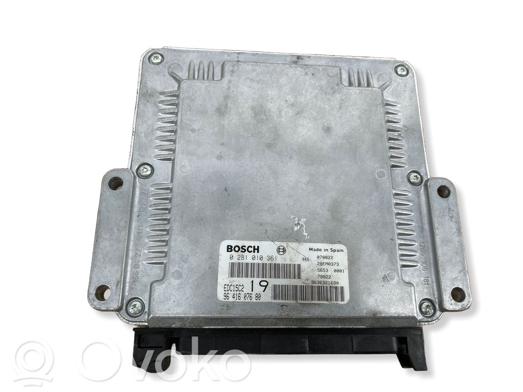 Peugeot 206 Engine control unit/module 