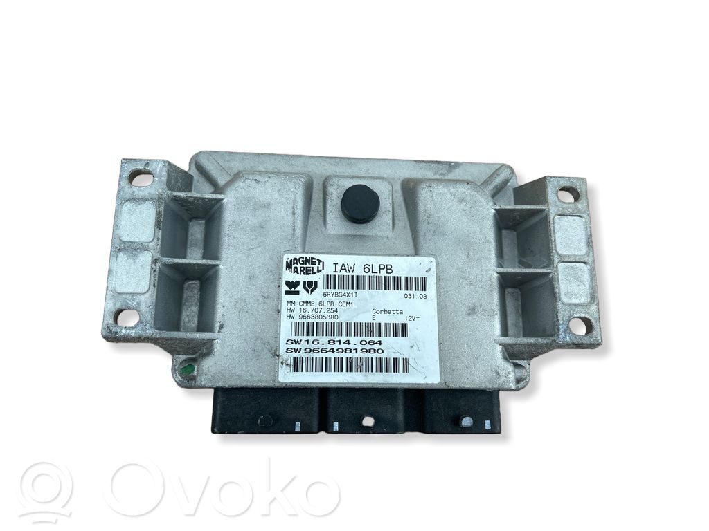 Citroen C4 I Picasso Engine control unit/module 