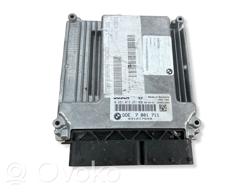 BMW 3 E90 E91 Engine control unit/module 