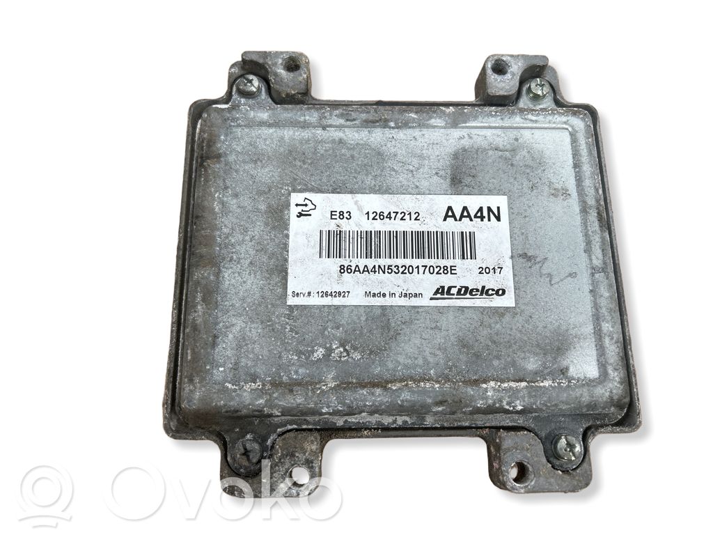 Engine control unit/module   12642927,12647212,86AA4N532017028E,12642827