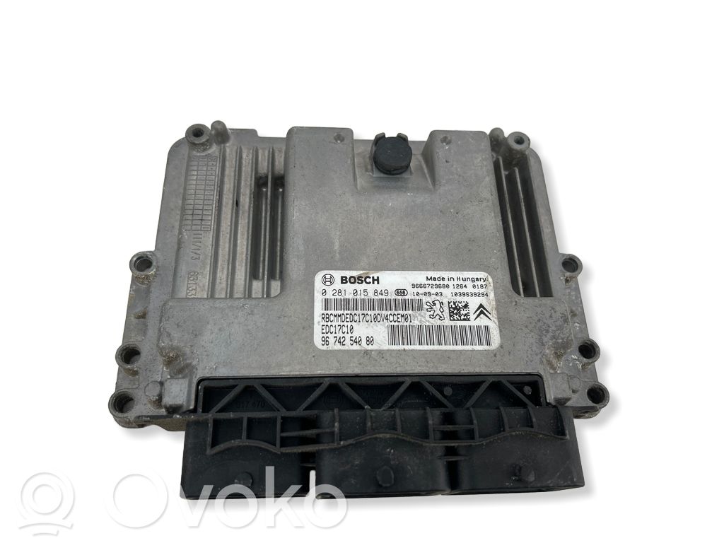 Peugeot 308 Engine control unit/module 