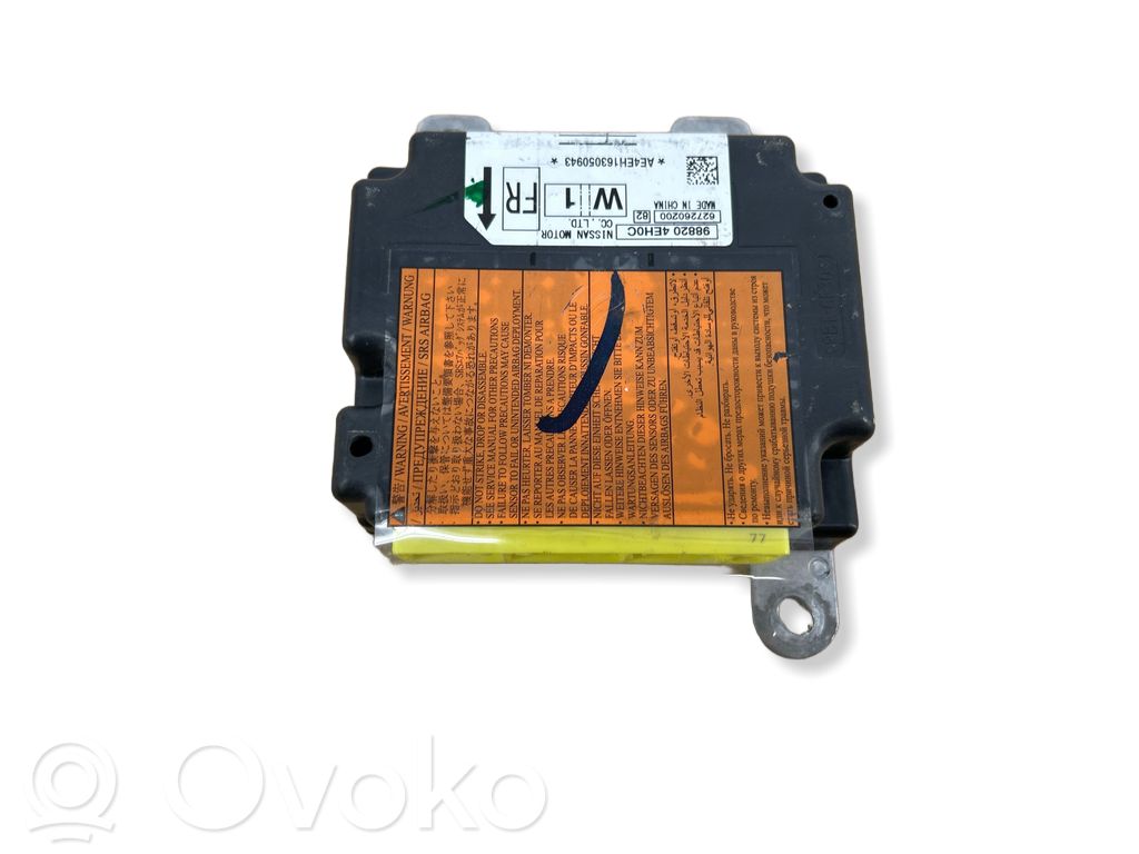 Nissan Qashqai Sterownik / Moduł Airbag 