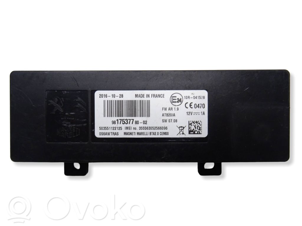 Bluetooth control unit module   20161028,503551122125,9817537780,10R041528