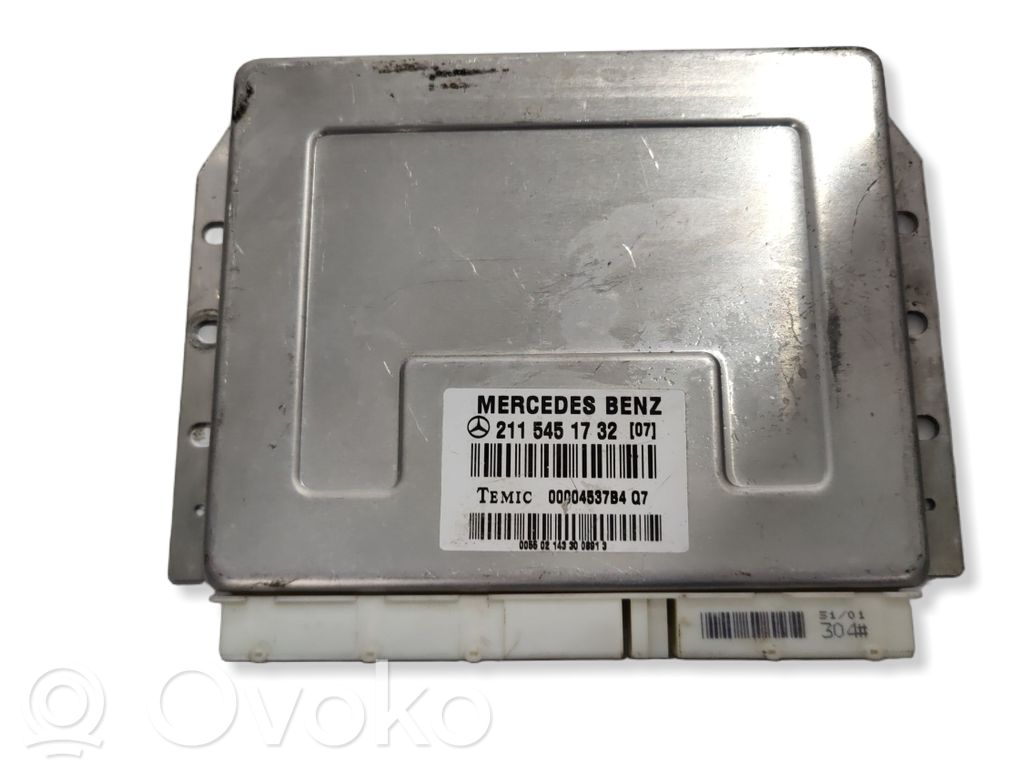 Mercedes-Benz E W211 Module de commande suspension 