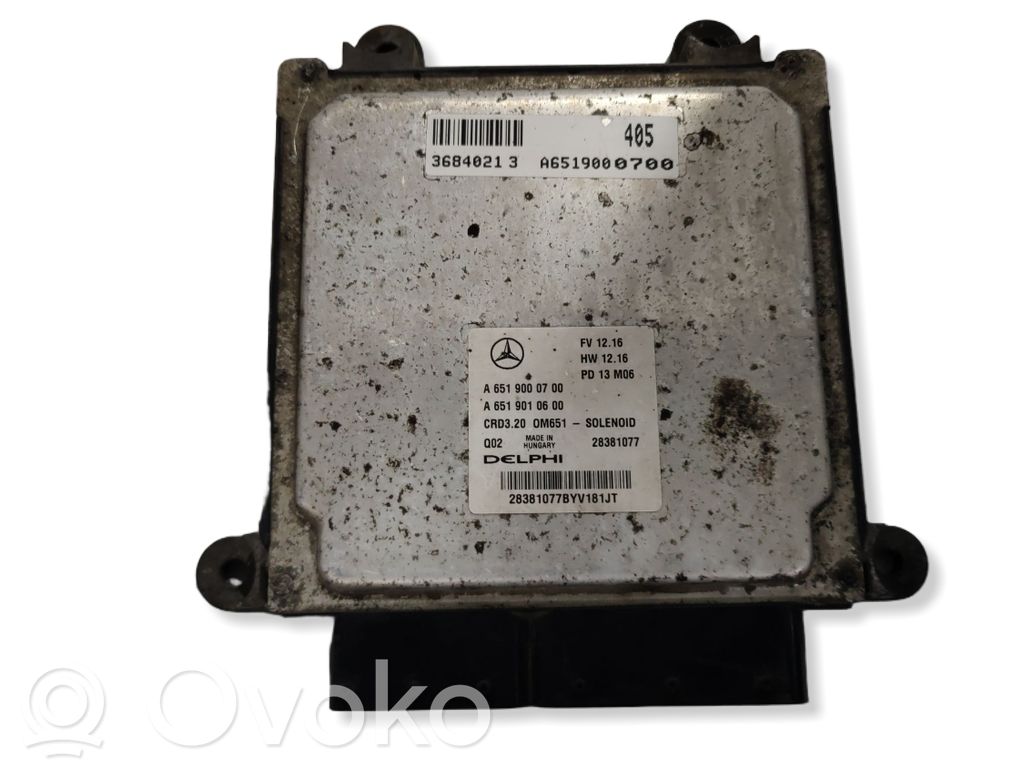 Mercedes-Benz Sprinter W906 Engine control unit/module 