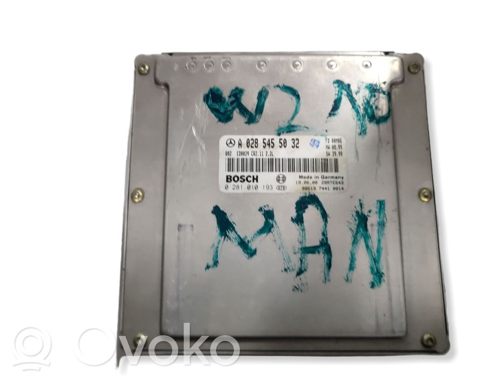 Engine control unit/module   A0285455032,28RTE643,081010193,0285455032