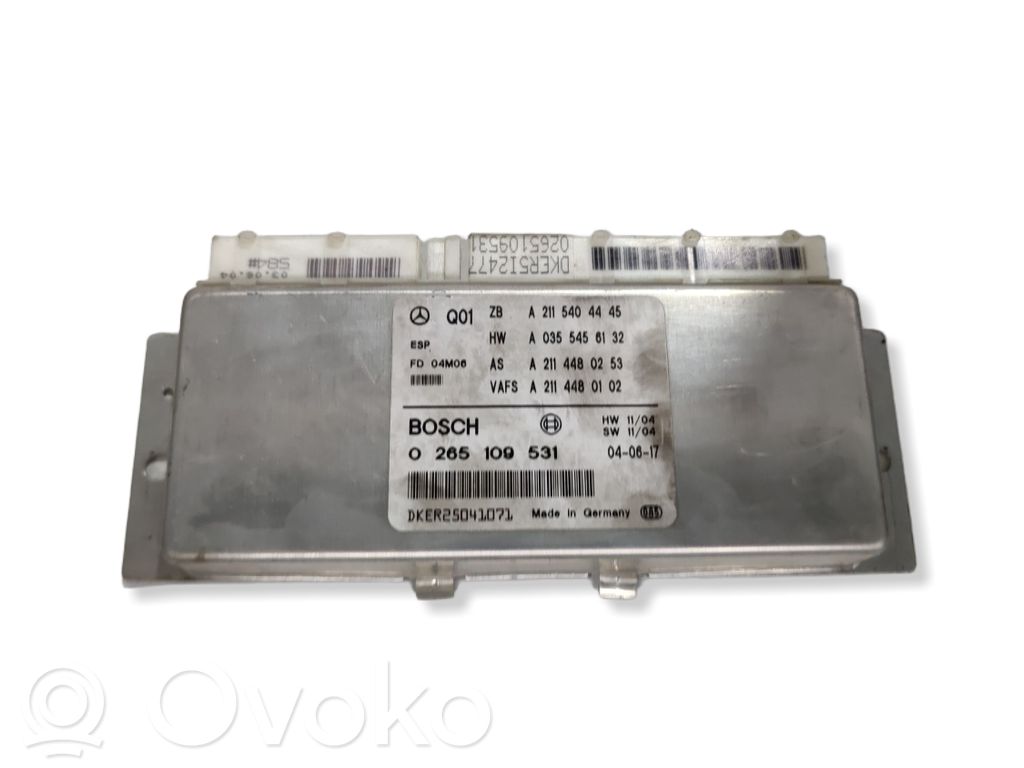 Mercedes-Benz E W211 ESP (stability system) control unit 