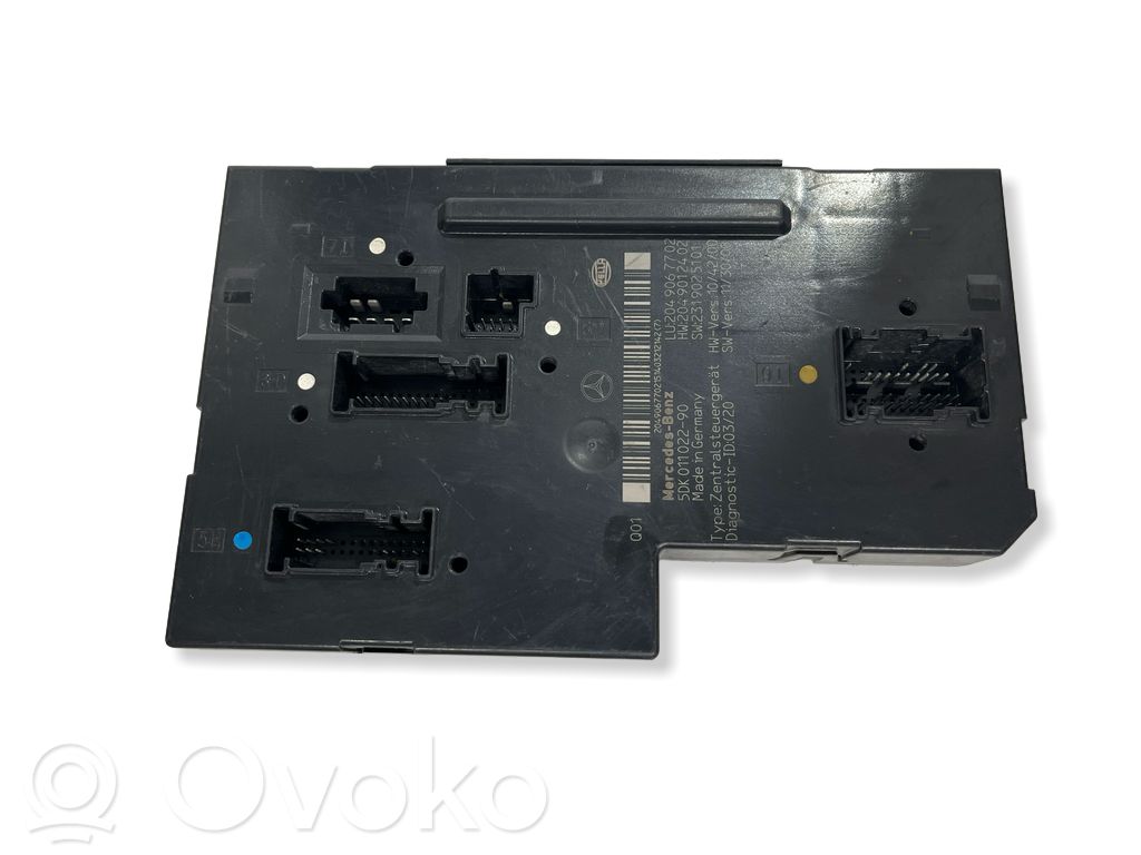 Mercedes-Benz C W204 Módulo de control Gateway 
