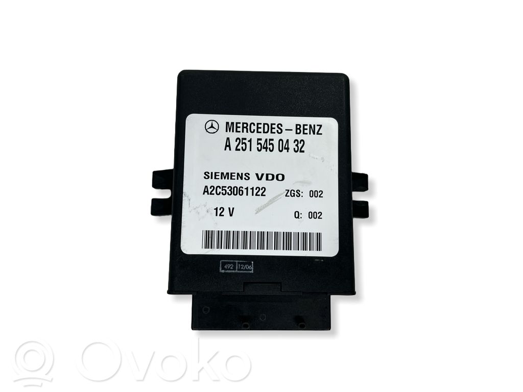 Mercedes-Benz R W251 Suspension control unit/module 