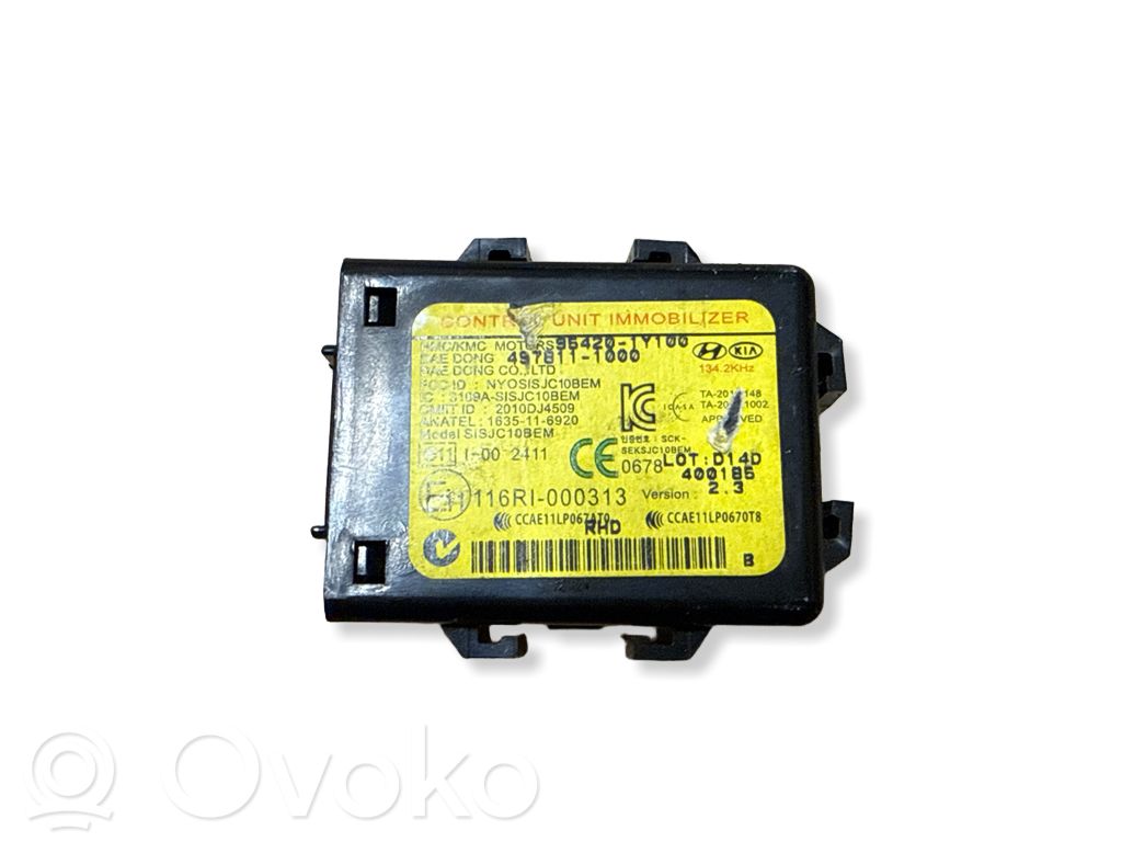 KIA Picanto Immobilizer control unit/module 