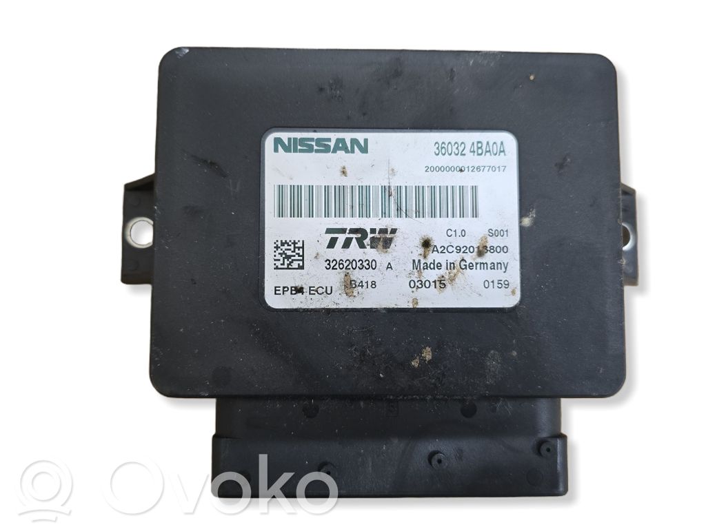 Nissan Qashqai Module de commande de frein à main 