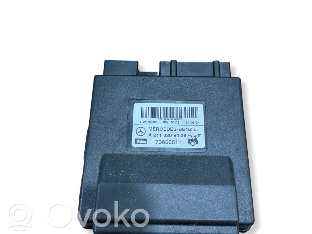 Mercedes-Benz E W211 Tailgate/trunk control unit/module 