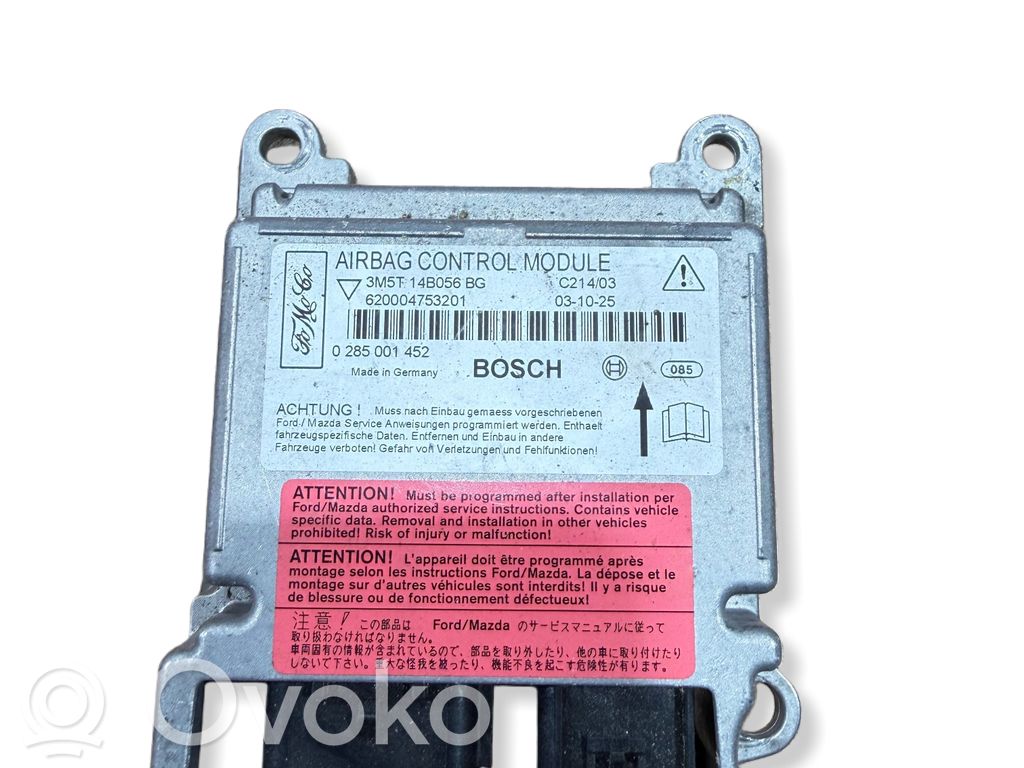 Airbag control unit/module   3M5T14B056BG,0285001452