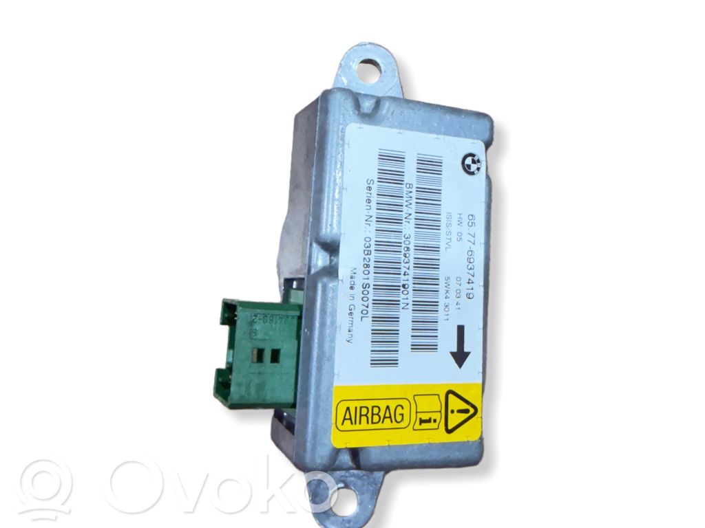 Centralina/modulo airbag   6937419,03B2801S0070L,5WK43011,30693741901N