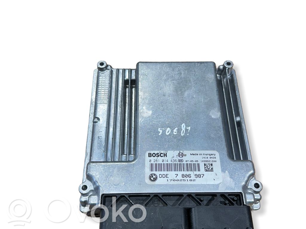 BMW 5 E60 E61 Variklio valdymo blokas 