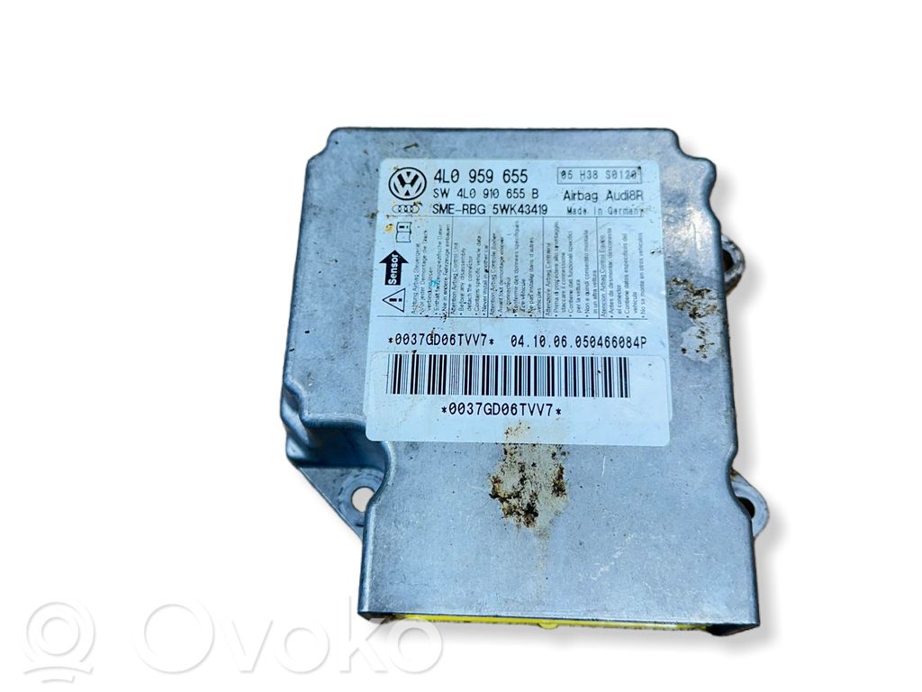 Sterownik / Moduł Airbag   4L0959655,4L0910655B,0037GD06TVV7,05H38S0120
