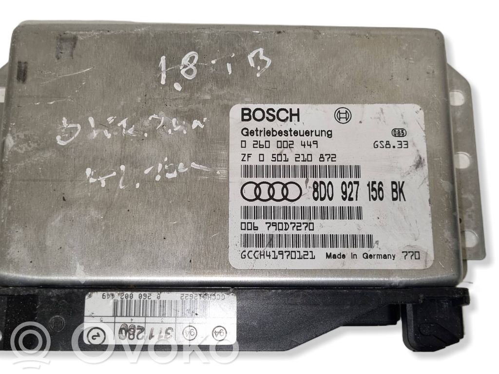 Gearbox control unit/module   8D0927156BK,0260002449