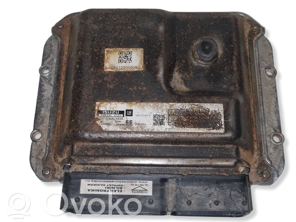 Engine control unit/module   98025829,8980258293