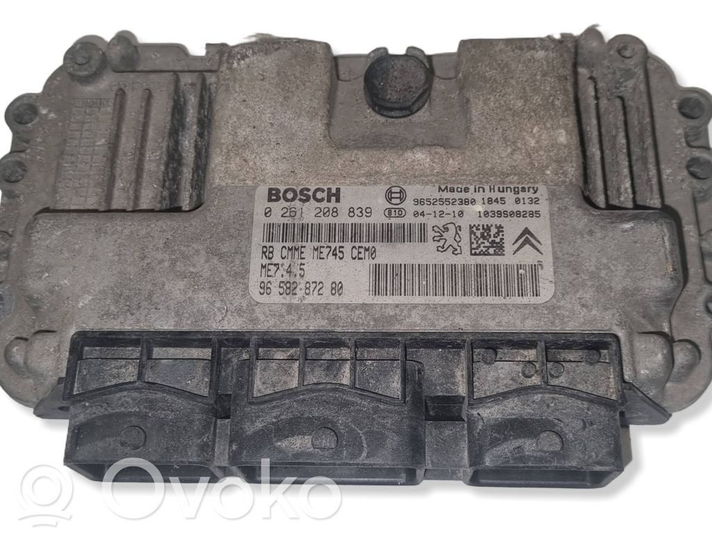 Engine control unit/module   0261208839,9658287280,ME745