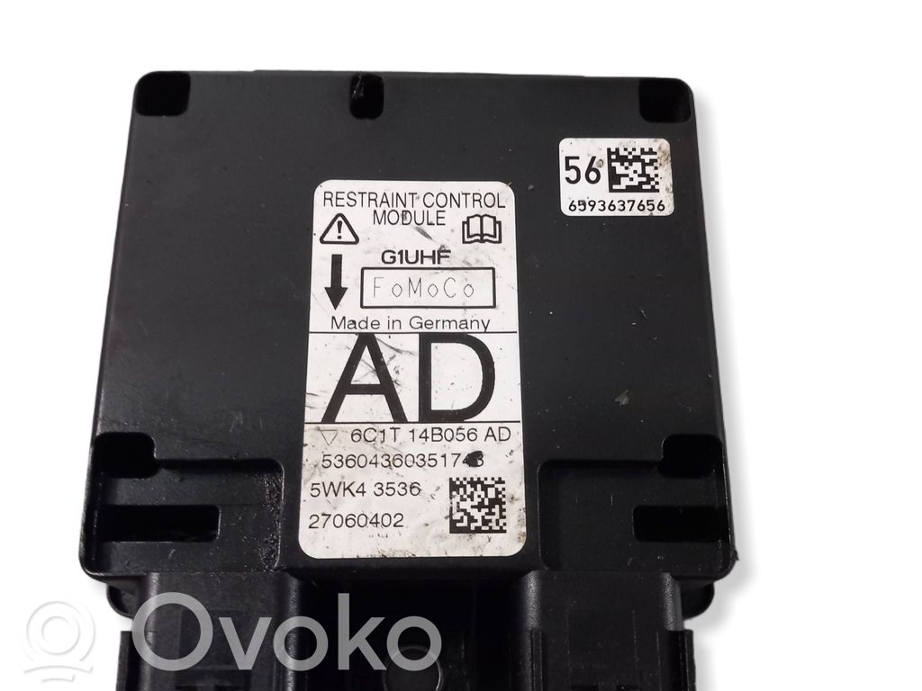 Unidad de control/módulo del Airbag   6C1T14B056AD,27060402,5360436035174B